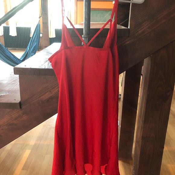 Free People Red Slipdress - Picture 2 of 4
